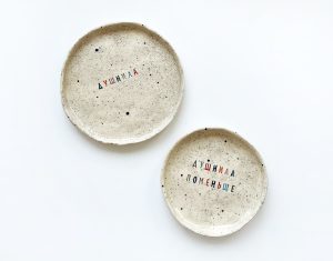 Мастер-класс "Говорящие тарелки" [лепка]